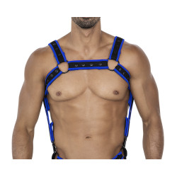 CUT4MEN Harnais Neo Noir-Bleu